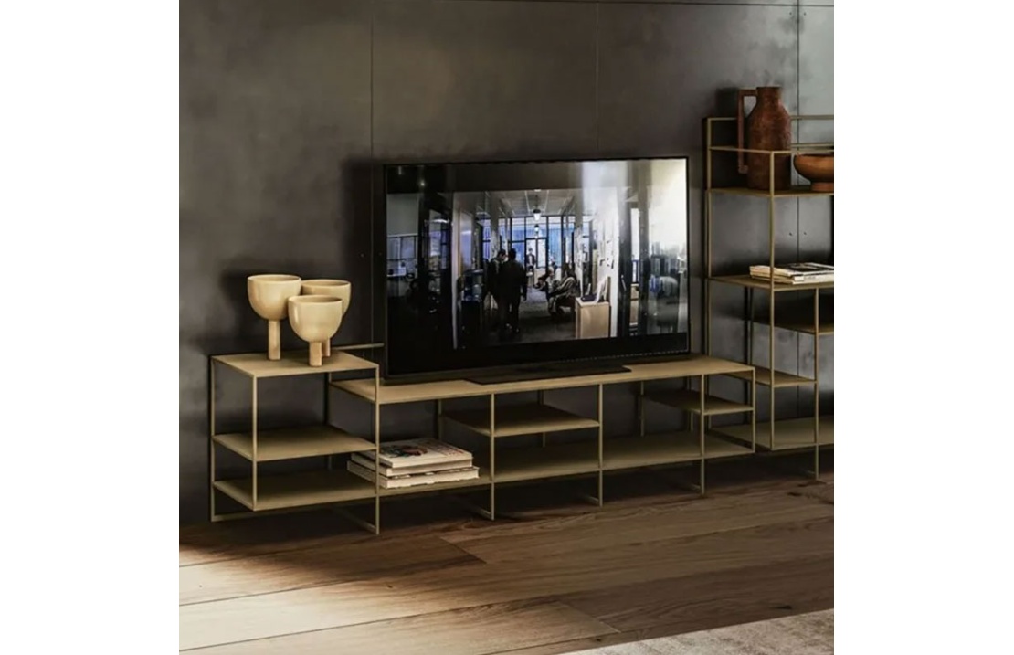 Metal Living Room TV Stand - Levia TV