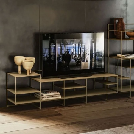 Metal Living Room TV Stand - Levia TV