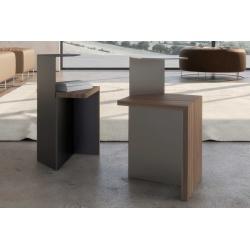 Metal and Wood Coffee Table - Eureka