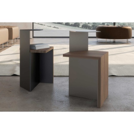 Metal and Wood Coffee Table - Eureka