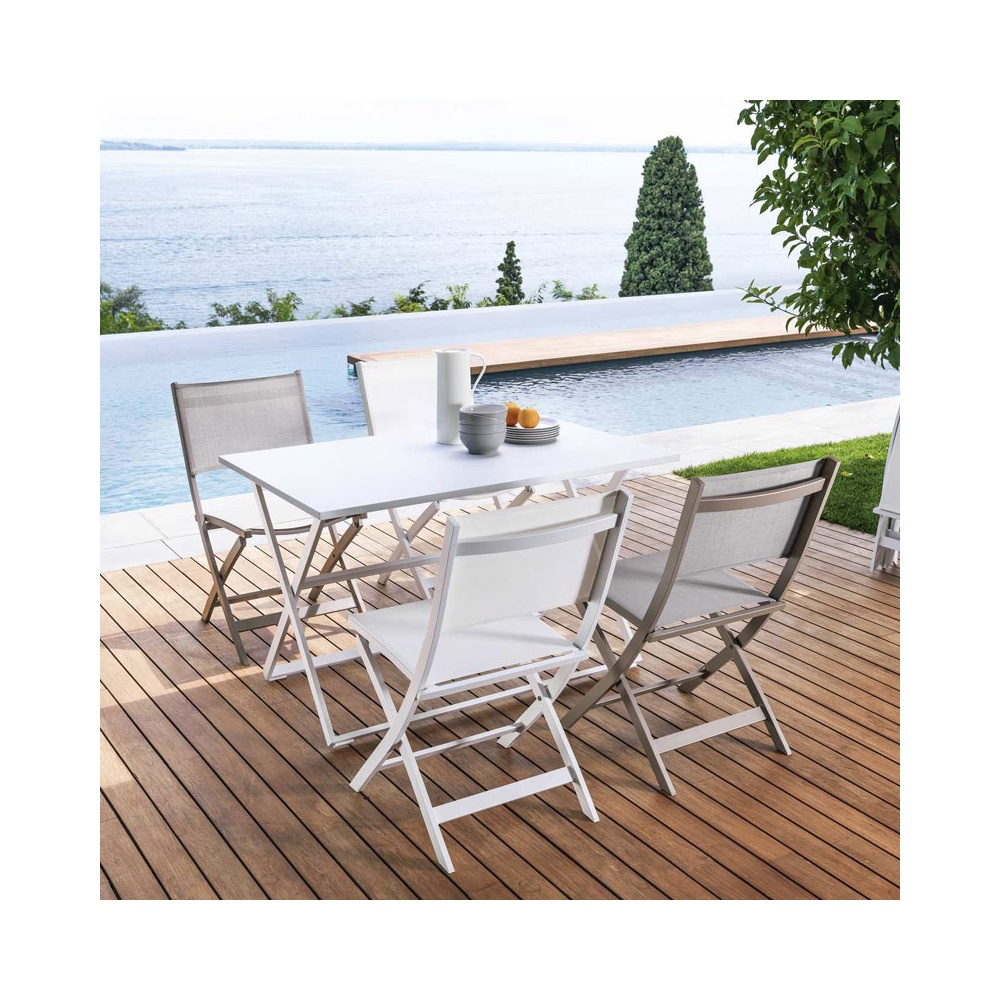 Tavolo pieghevole per esterno in alluminio - Queen - ISA Project