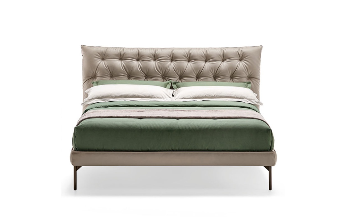 Bed with Upholstered Headboard - Artemide
