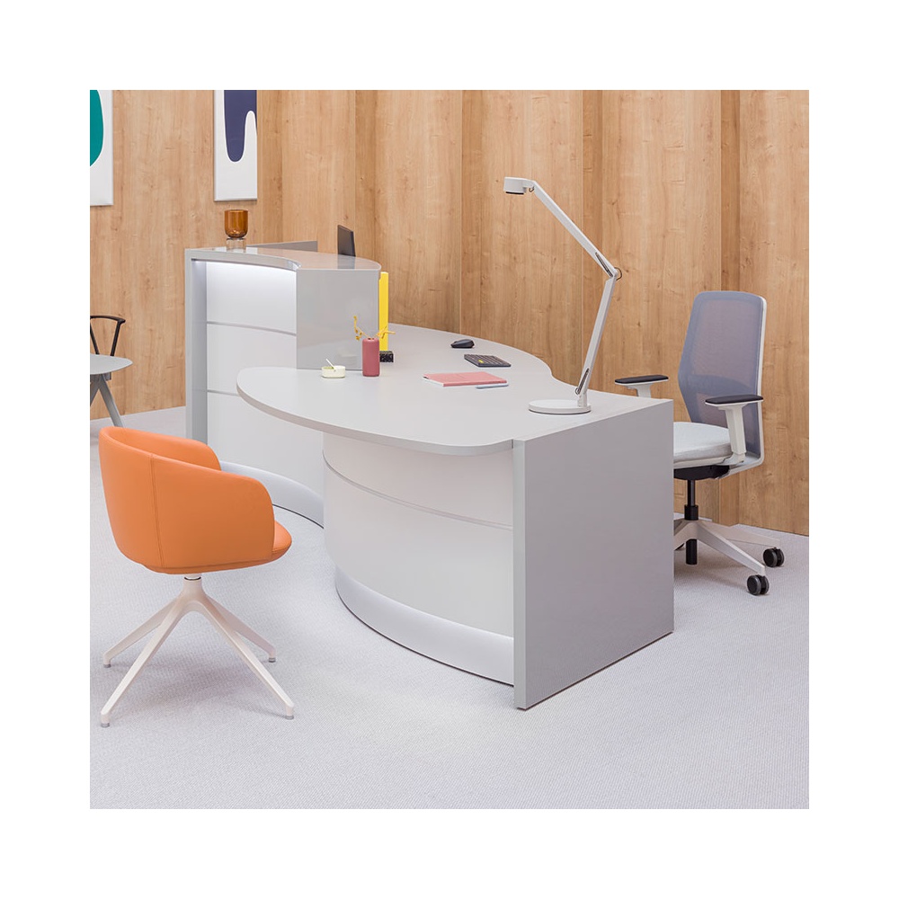 Reception desk with desk - Valde