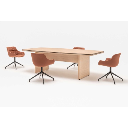 Rounded rectangular meeting table - Status