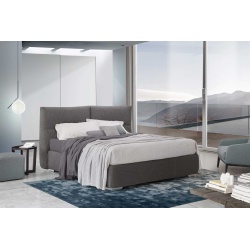 Double Bed with Folding Headboard - Adone
