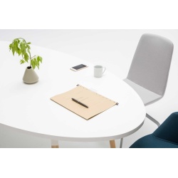 Conference table with wooden legs - Ogi W