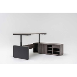 Directional desk with adjustable height - Mito