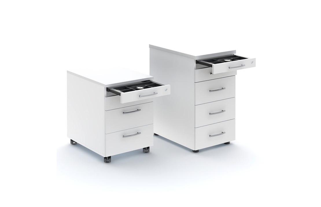 Office chest of drawers with storage compartment - Standard