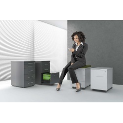 Office chest of drawers with storage compartment - Standard