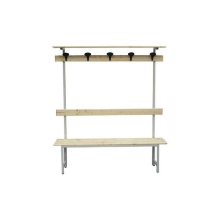 Dressing Bench with Wall Bars