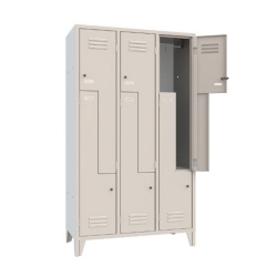 Overlapped Cabinet with L-Shaped Door