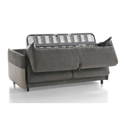Sofa Bed with Leather Magazine Holder - Venezia Soft