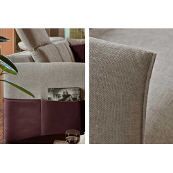 Sofa Bed with Reclining Headrest - Verona Up
