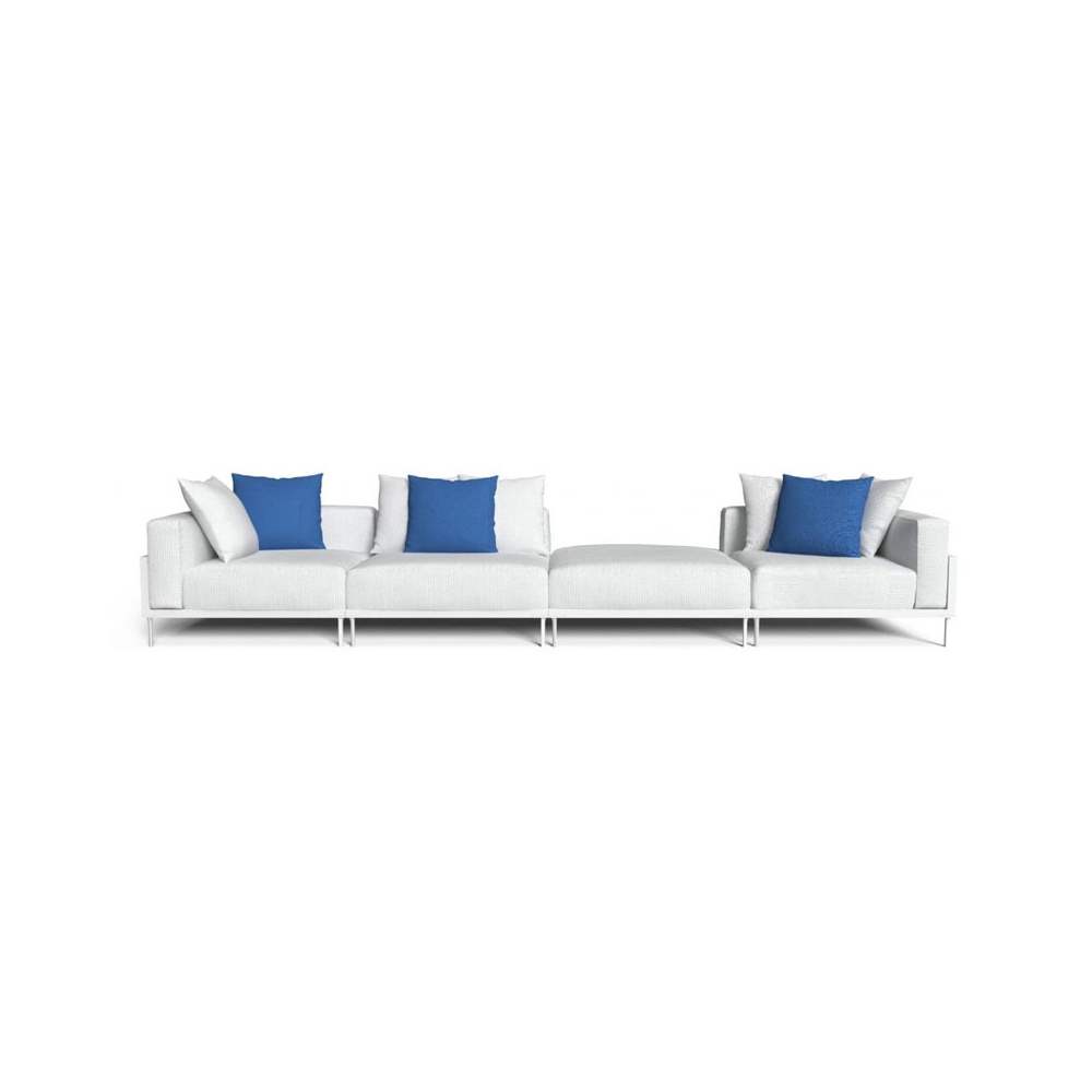 Modular Outdoor Sofa in Aluminium - Cleo
