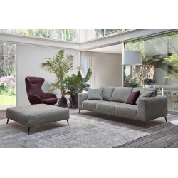 3 Seater Upholstered Design Sofa - Liverpool