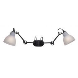 Double Wall Lamp with Flexible Arms - Lampe Gras 204