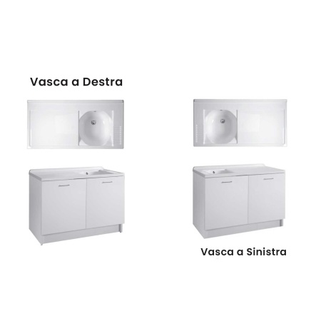 Laundry Cabinet with Washing System - Active Wash