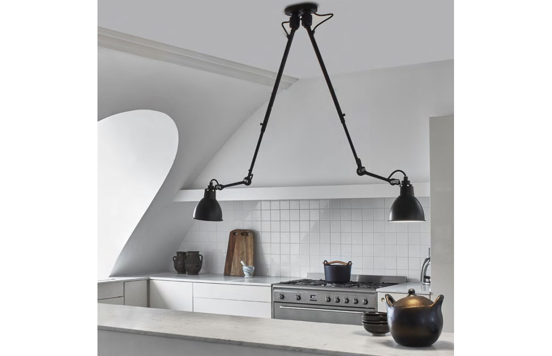 Ceiling Lamp with Flexible Arms - Lampe Gras 302