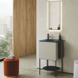 Small Bathroom cabinet floor structure - Cubo