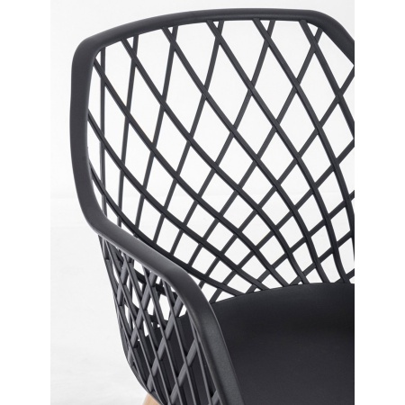 Plastic Braided Chair - Optik