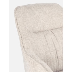 Upholstered Fabric Armchair - Grant
