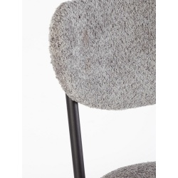 Indoor Chair with Bouclè Effect - Ludmilla