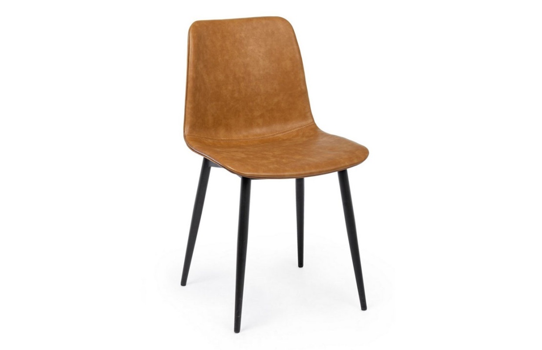 Chair Upholstered in Eco-Leather - Kyra