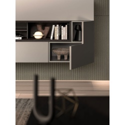 Suspended Sideboard with Wall Unit - Modulo