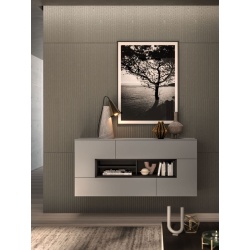 Suspended Sideboard with Wall Unit - Modulo