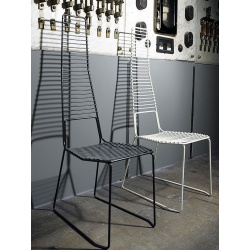 Metal Chair with High Backrest - Alieno High
