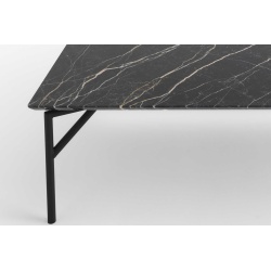 Coffee Table in Marble and Metal for Living Room - Tout Le Jour