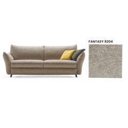 Beige Fabric Sofa Bed - Elysee