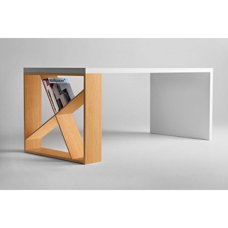 Design Desk with Bookcase - J-Table