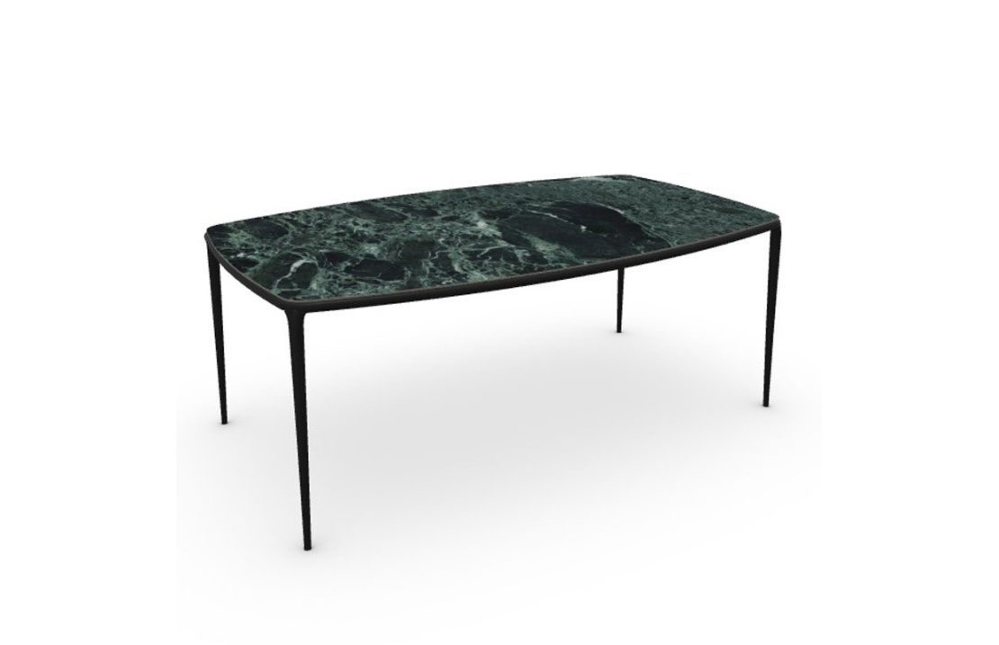 Rectangular Table with Top in Crystalceramic - Lea