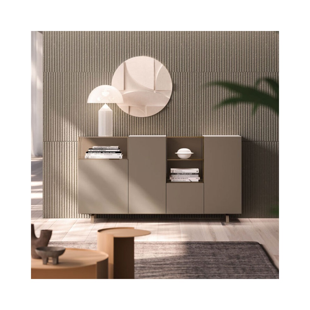 Sideboard with Glass Shelves - Modulo