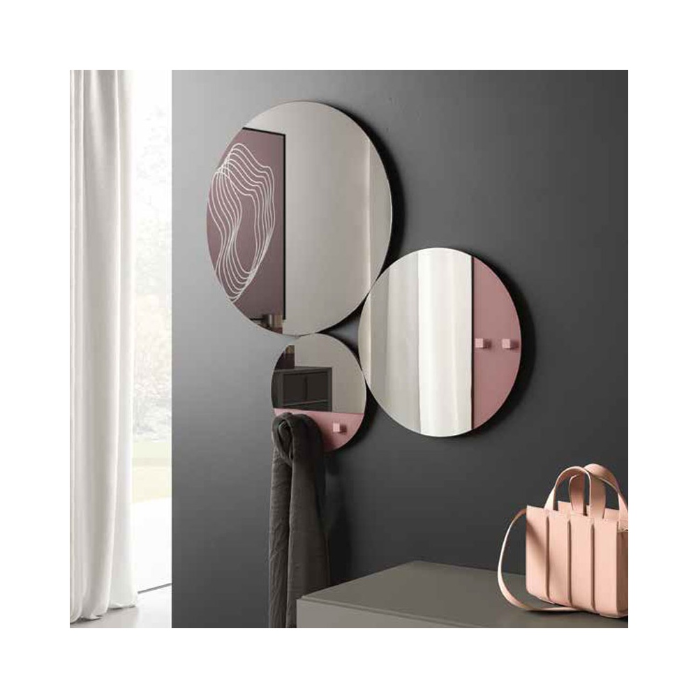 Set 3 Mirrors with Hanger - Lime