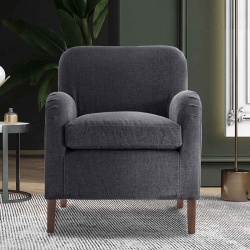Upholstered Fabric Armchair - Apollo