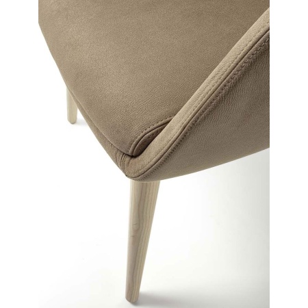 Swivel Fabric or Leather Armchair - Iris