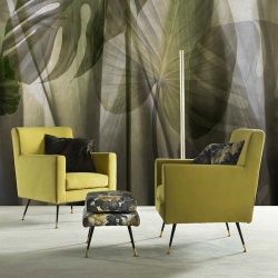 copy of Swivel Armchair in Fabric or Leather - Picked