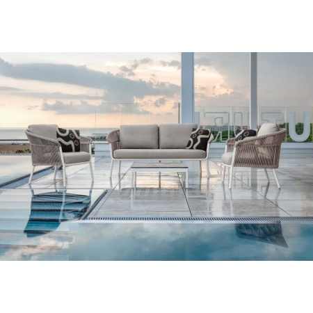 Outdoor Sofa with Padded Seat - Lake