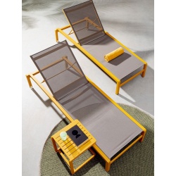 Stackable Sunbed with Wheels - Konnor
