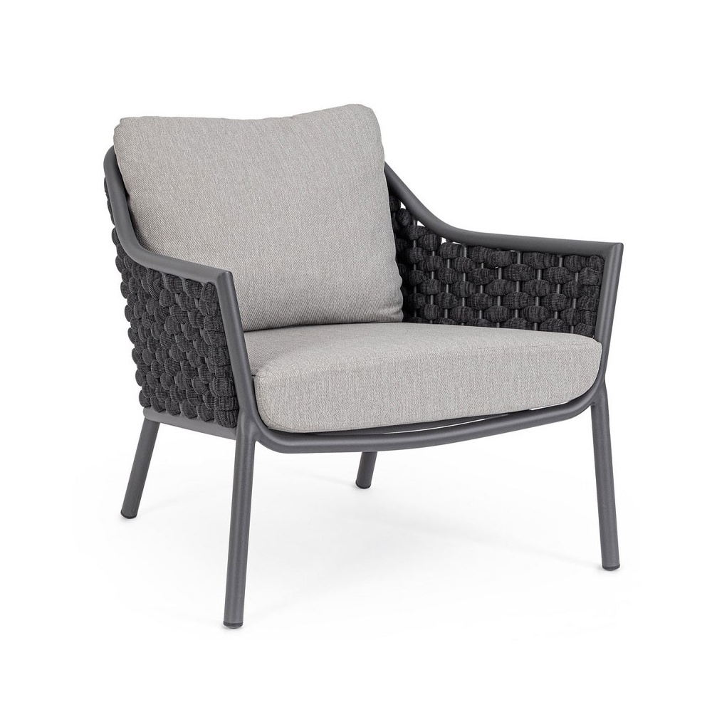 Rope Armchair with Removable Cushions - Everly