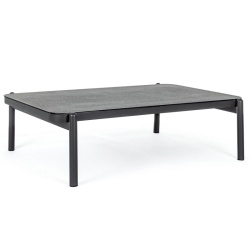 Bizzotto Coffee Table with Glass Top - Florencia