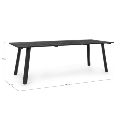 Metal Outdoor Table - Helina