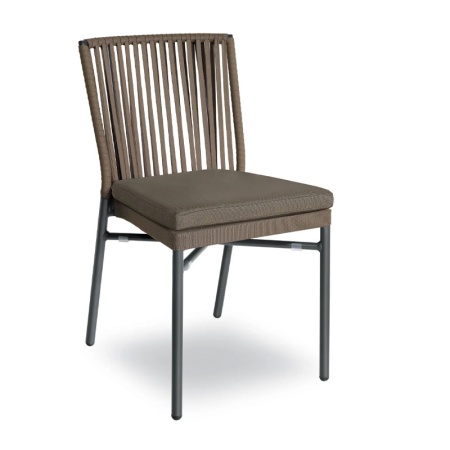 Aluminum Chair with Cushion - Nicole