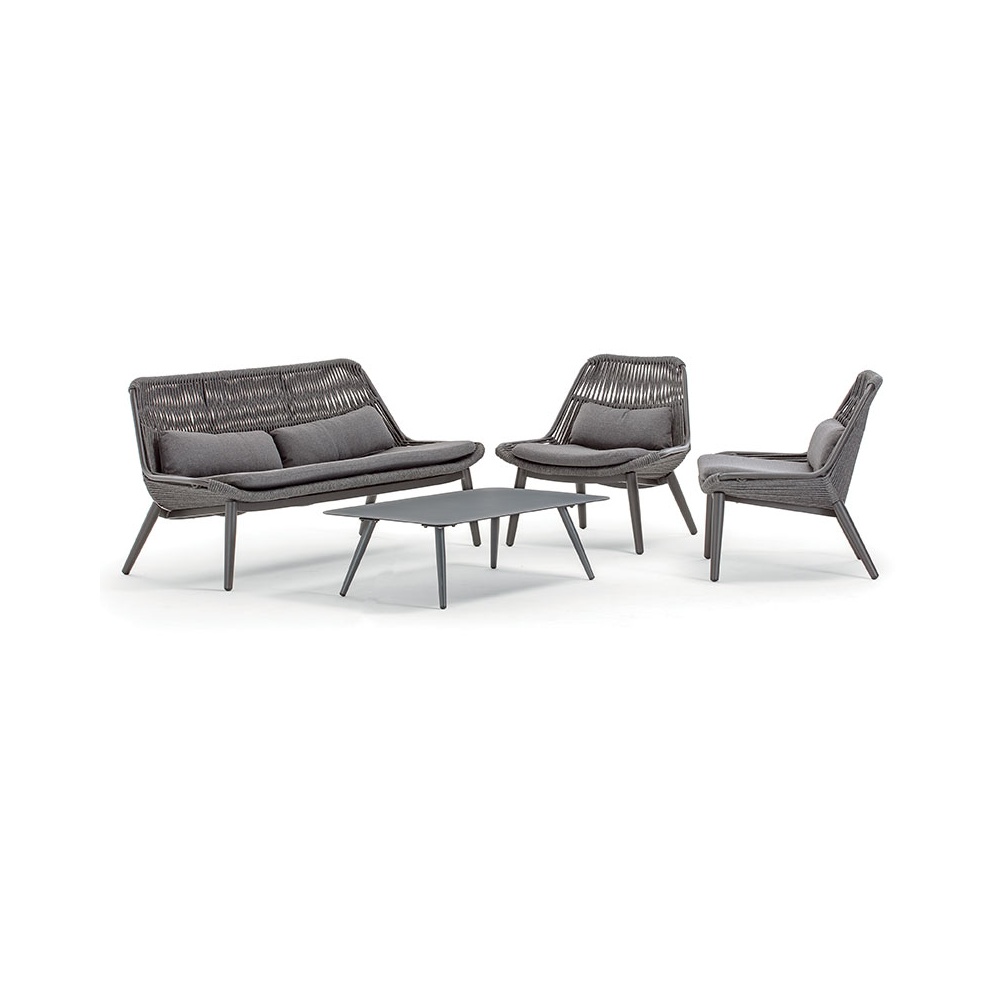 copy of Lounge Set in Rope and Aluminum - Soho