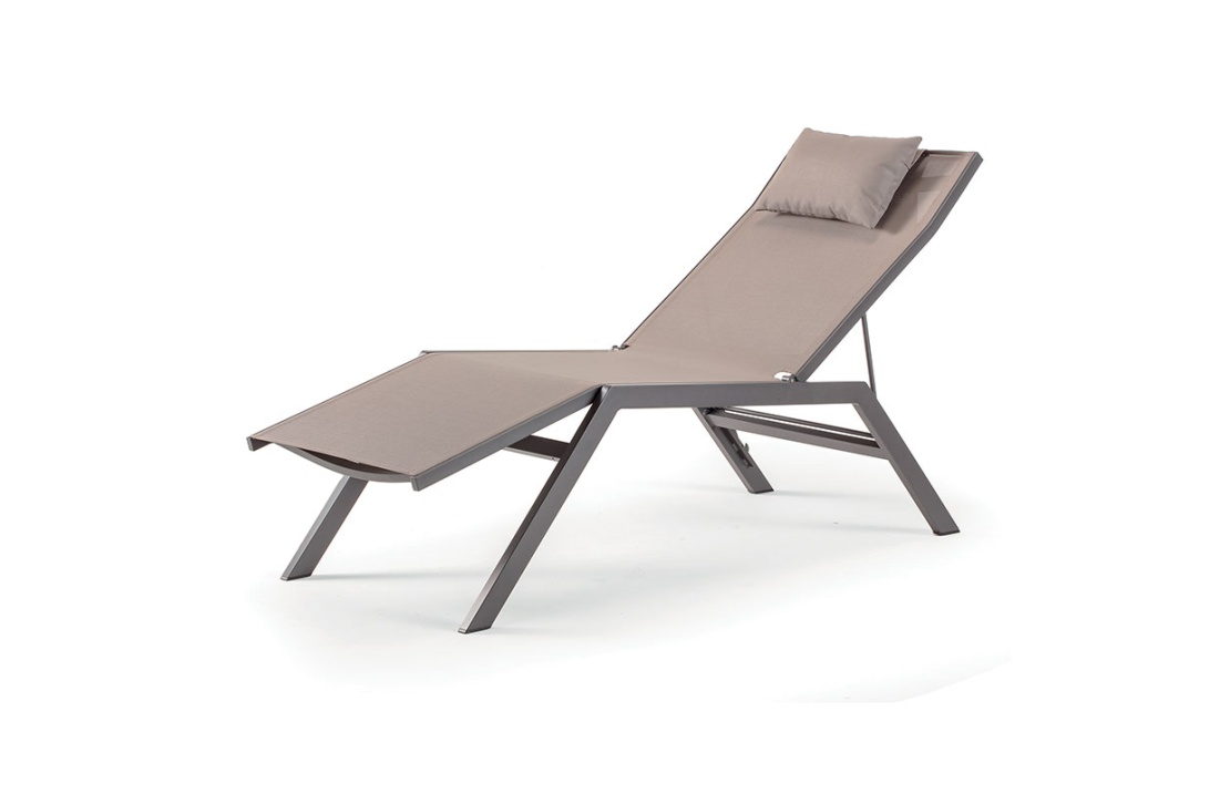 Outdoor Sun Bed with Headrest - Acapulco