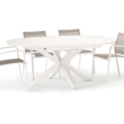 Extendable Table with Round Top - Mykonos
