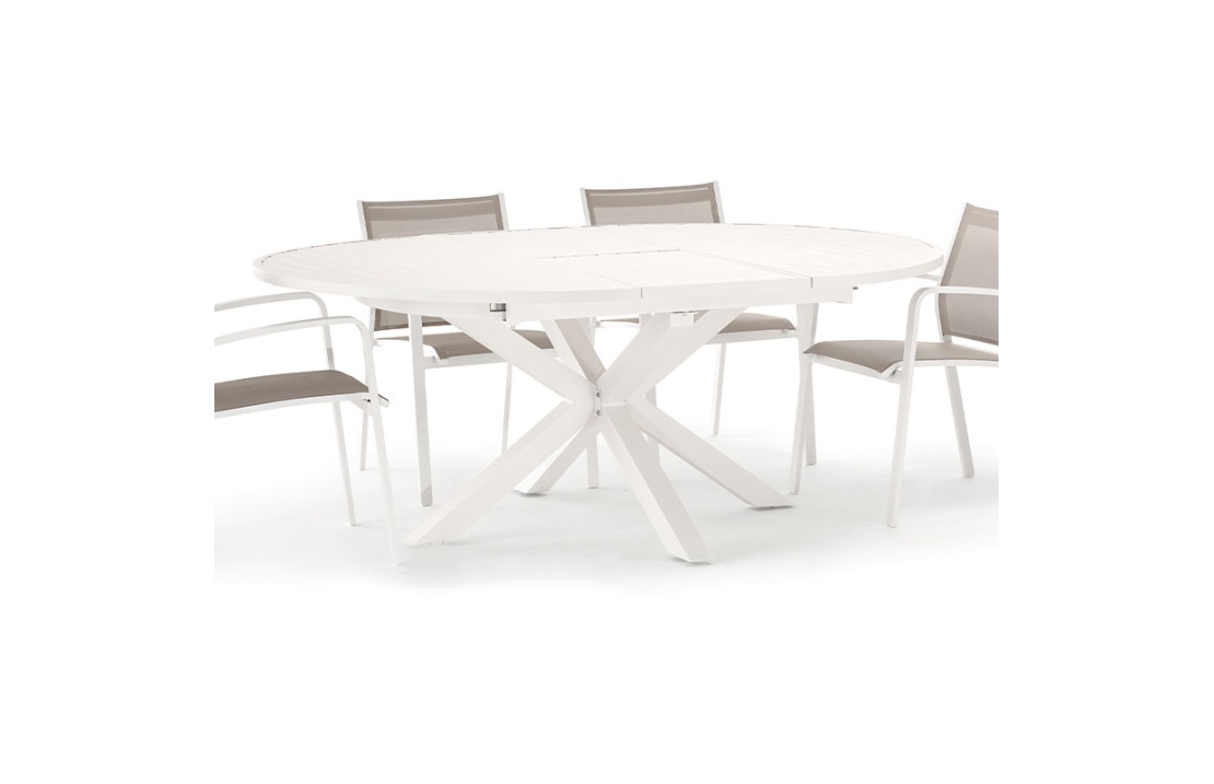 Extendable Table with Round Top - Mykonos