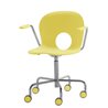 Olivia swivel armchair on castors